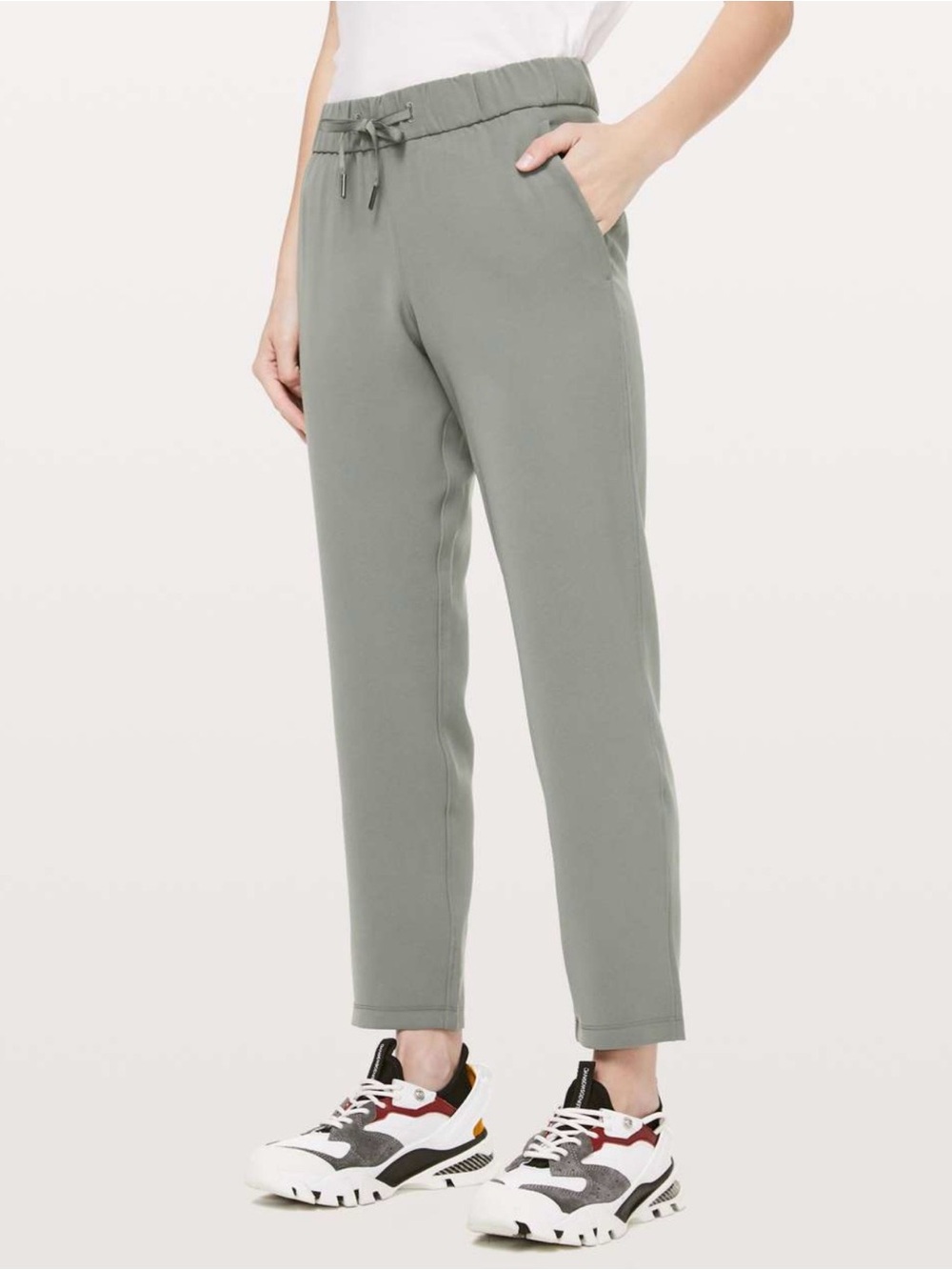 Lululemon On the Fly 7/8 Pant Grey Sage